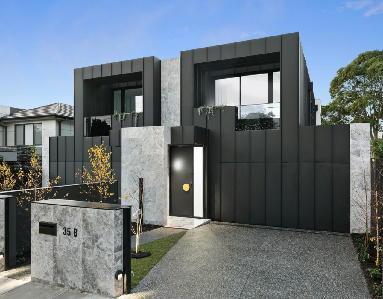 Cladding on house in Bentleigh